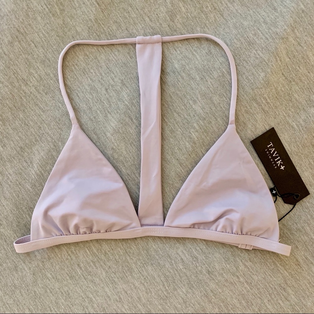 Tavik lavender bikini top NWT xs